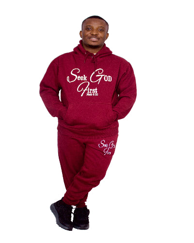 Seek God First - Unisex Hoodie + Sweatpants