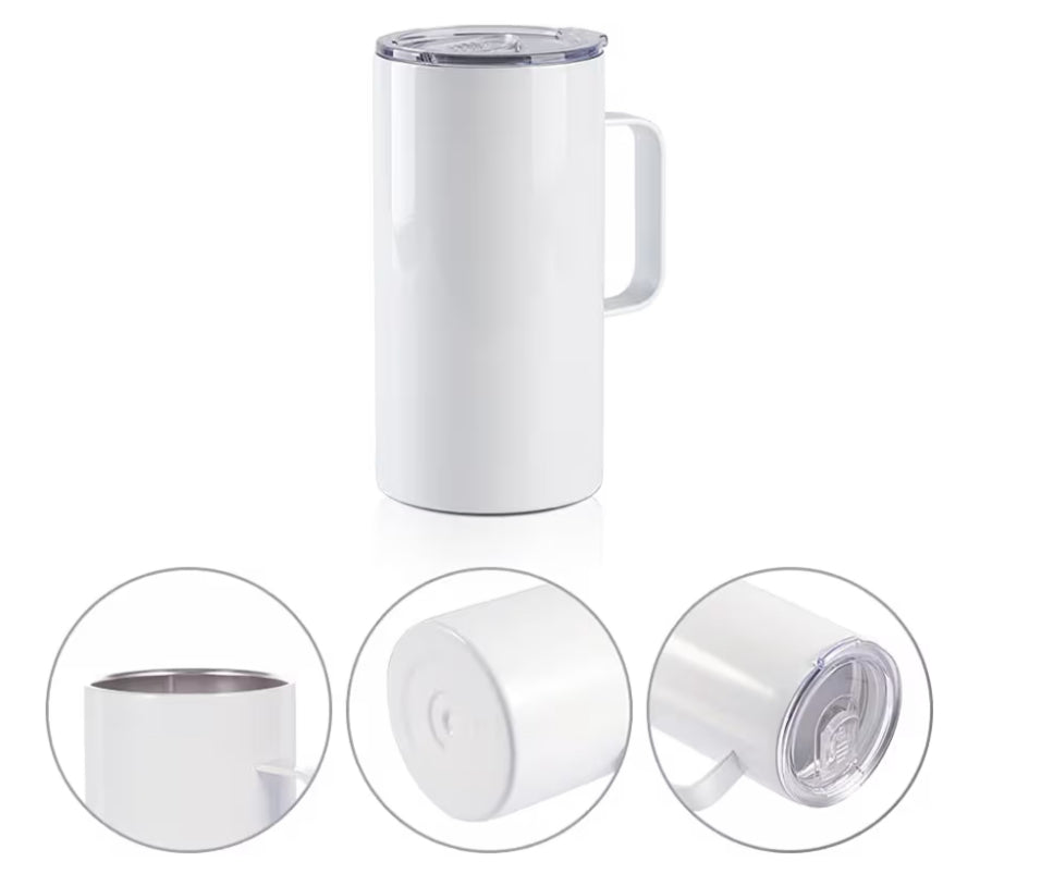 Faith Over Fear 20 OZ Tumbler/Mug with Handle