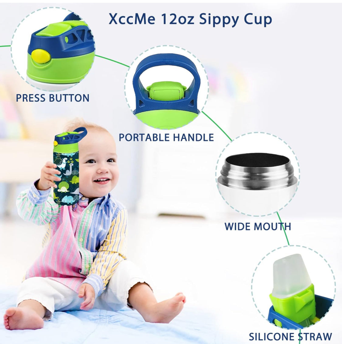 LITTLE BLESSING 12oz Sublimation Tumbler