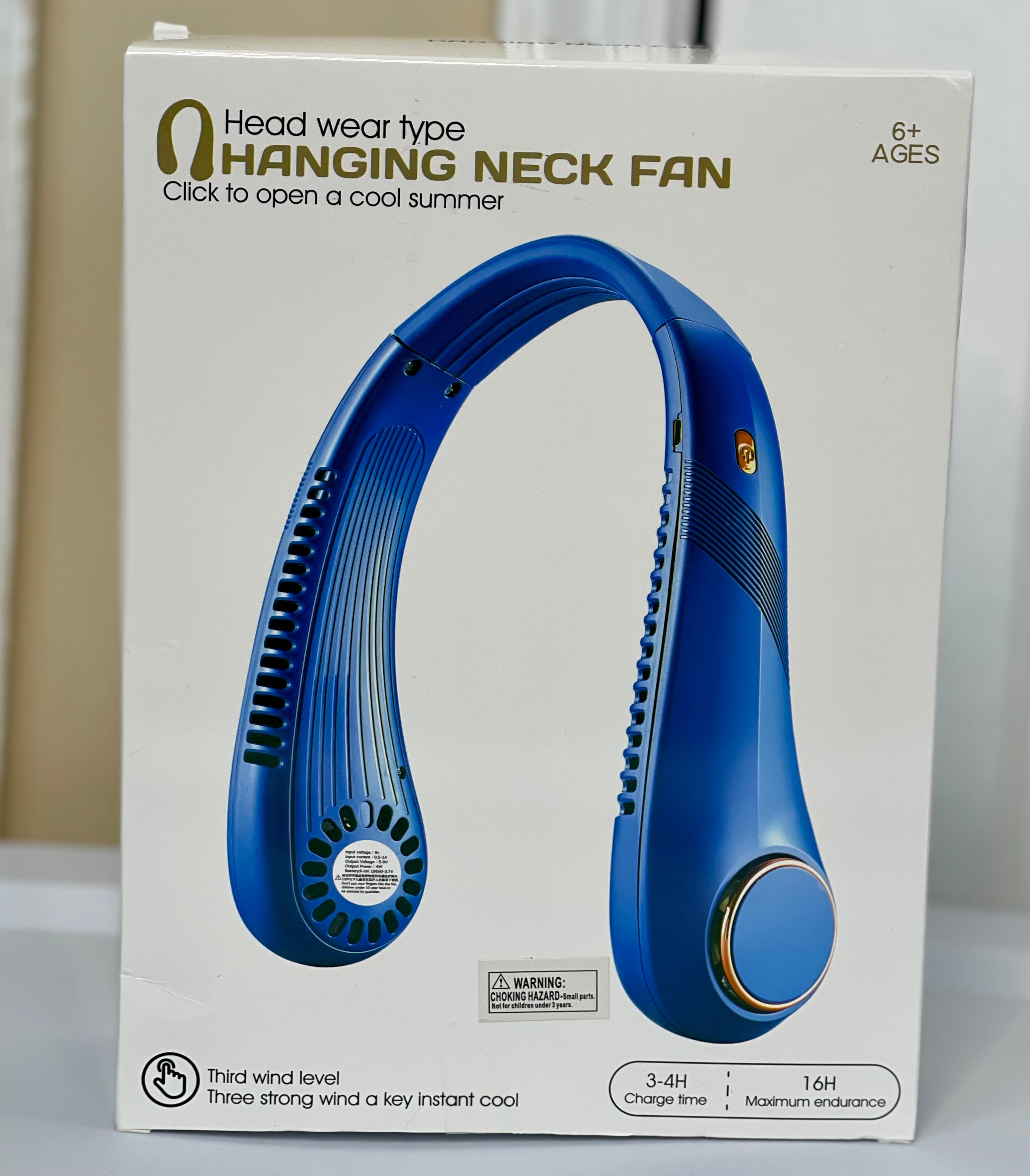 Neck Fan – Hands-Free Cooling