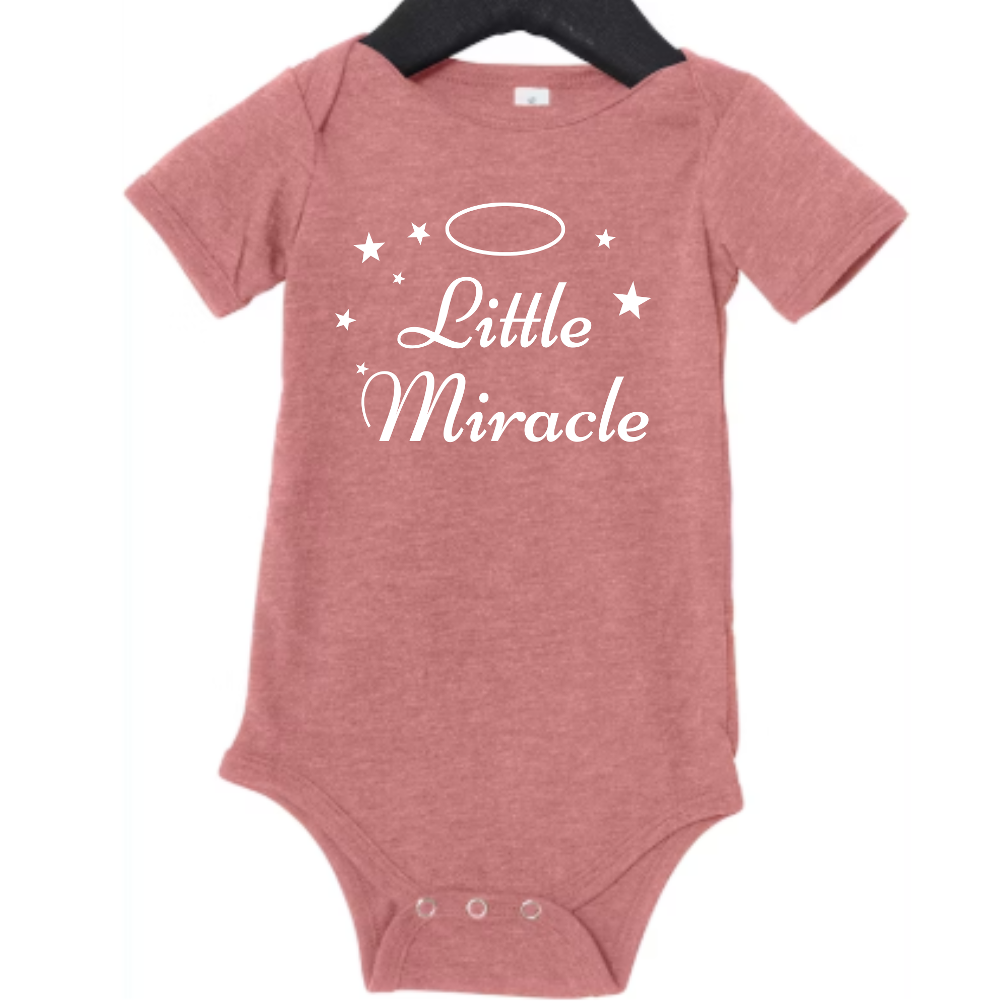 Little Miracle Infant Jersey Short-Sleeve One-Piece Bella + Canvas