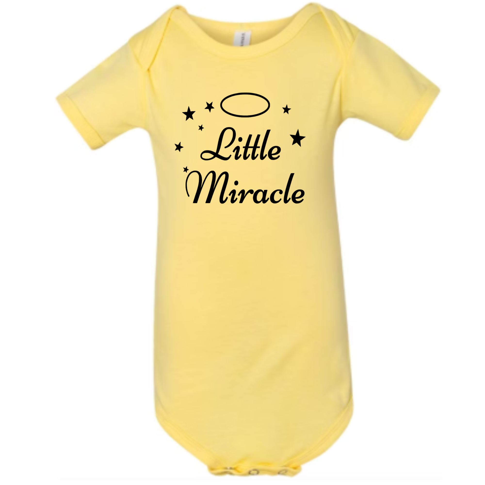 Little Miracle Infant Jersey Short-Sleeve One-Piece Bella + Canvas