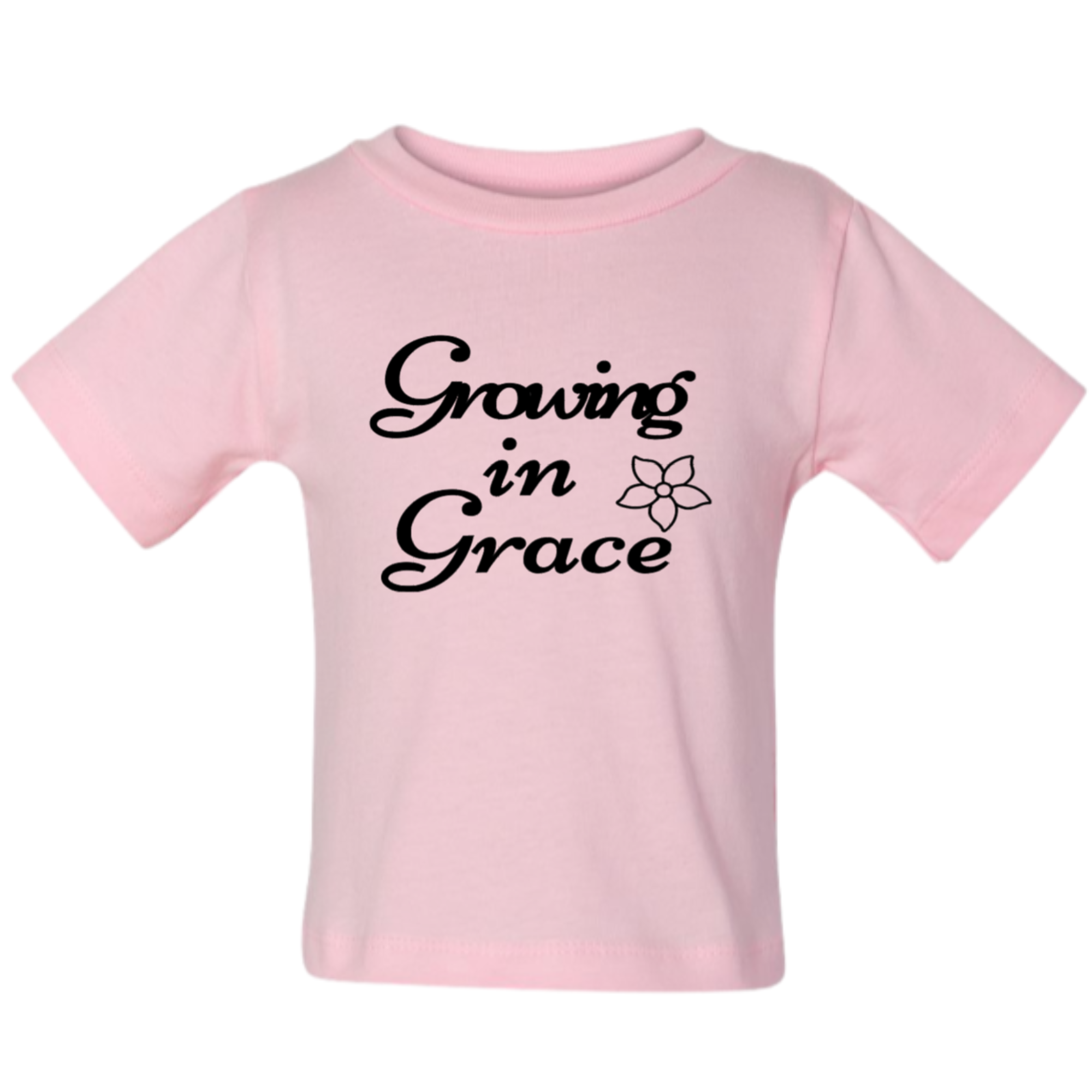 Growing In Grace. Infant Jersey Short Sleeve T-Shirt Bella + Canvas
