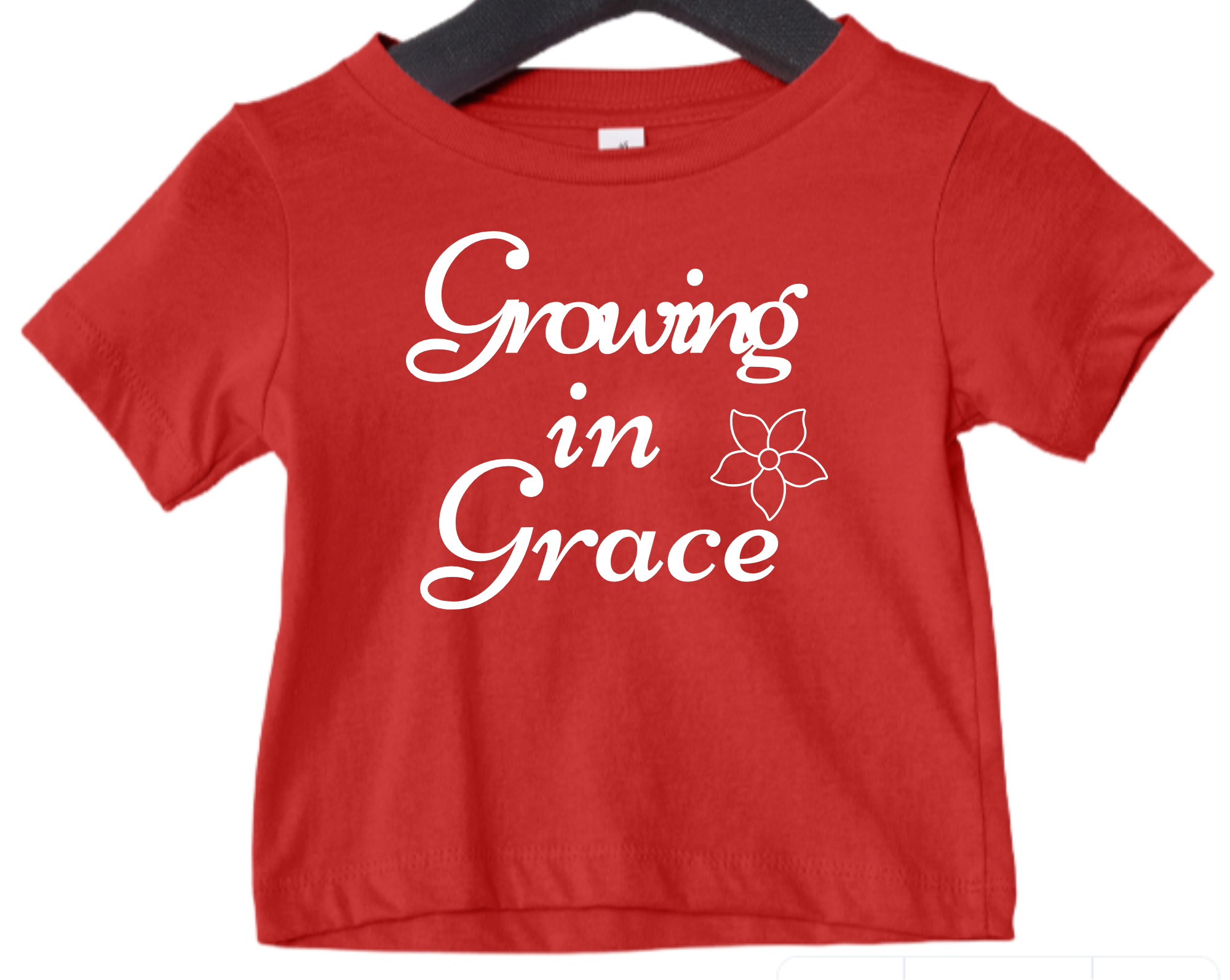 Growing In Grace. Infant Jersey Short Sleeve T-Shirt Bella + Canvas