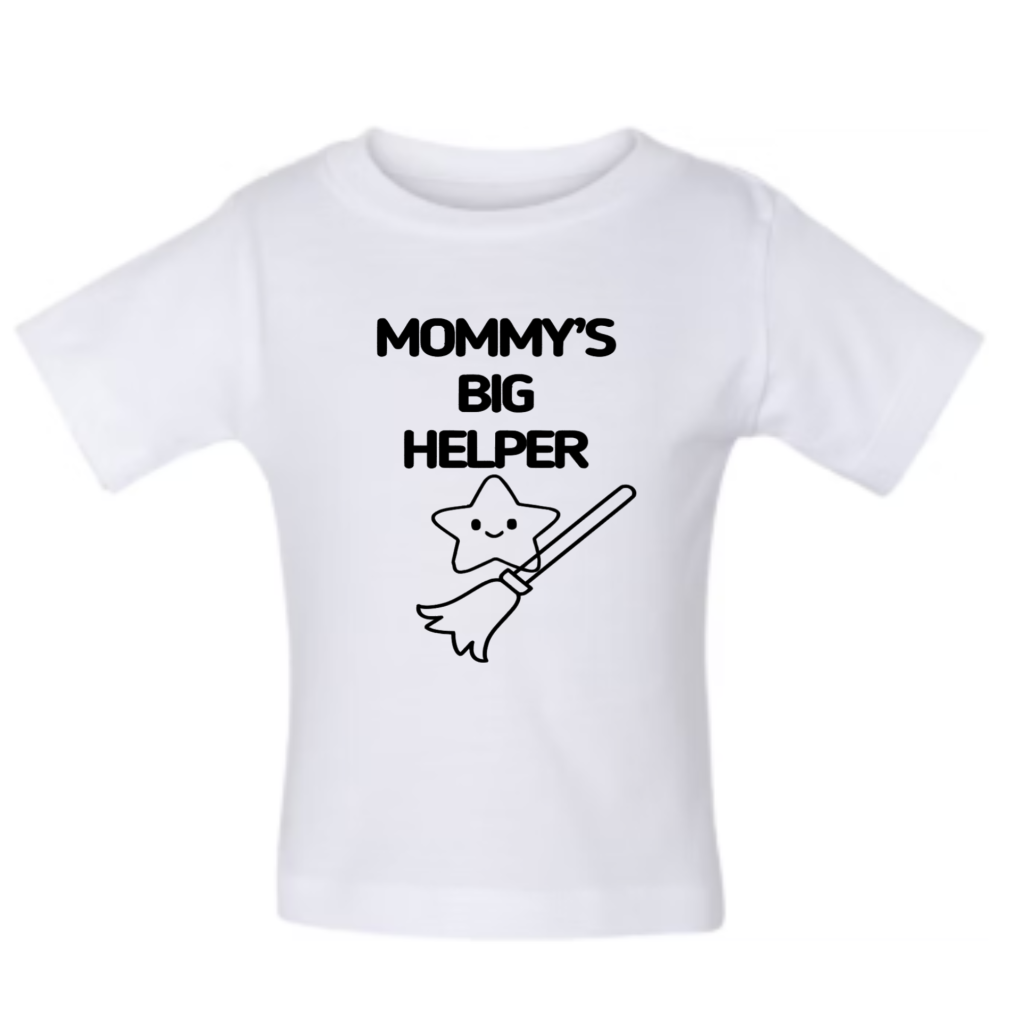 Mommy's Big Helper. Infant Jersey Short Sleeve T-Shirt Bella + Canvas