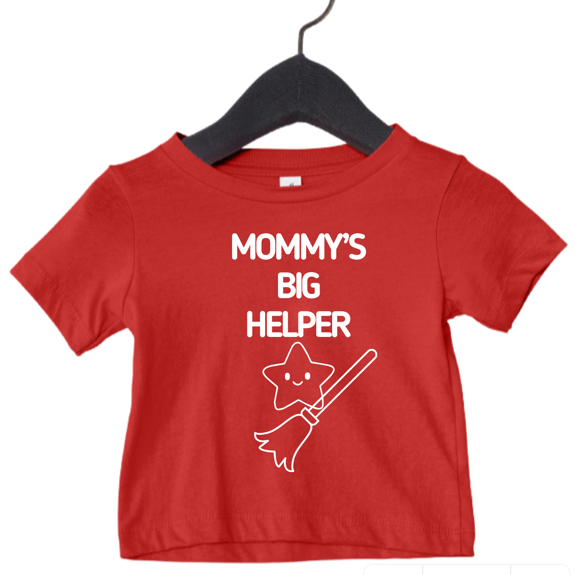 Mommy's Big Helper. Infant Jersey Short Sleeve T-Shirt Bella + Canvas