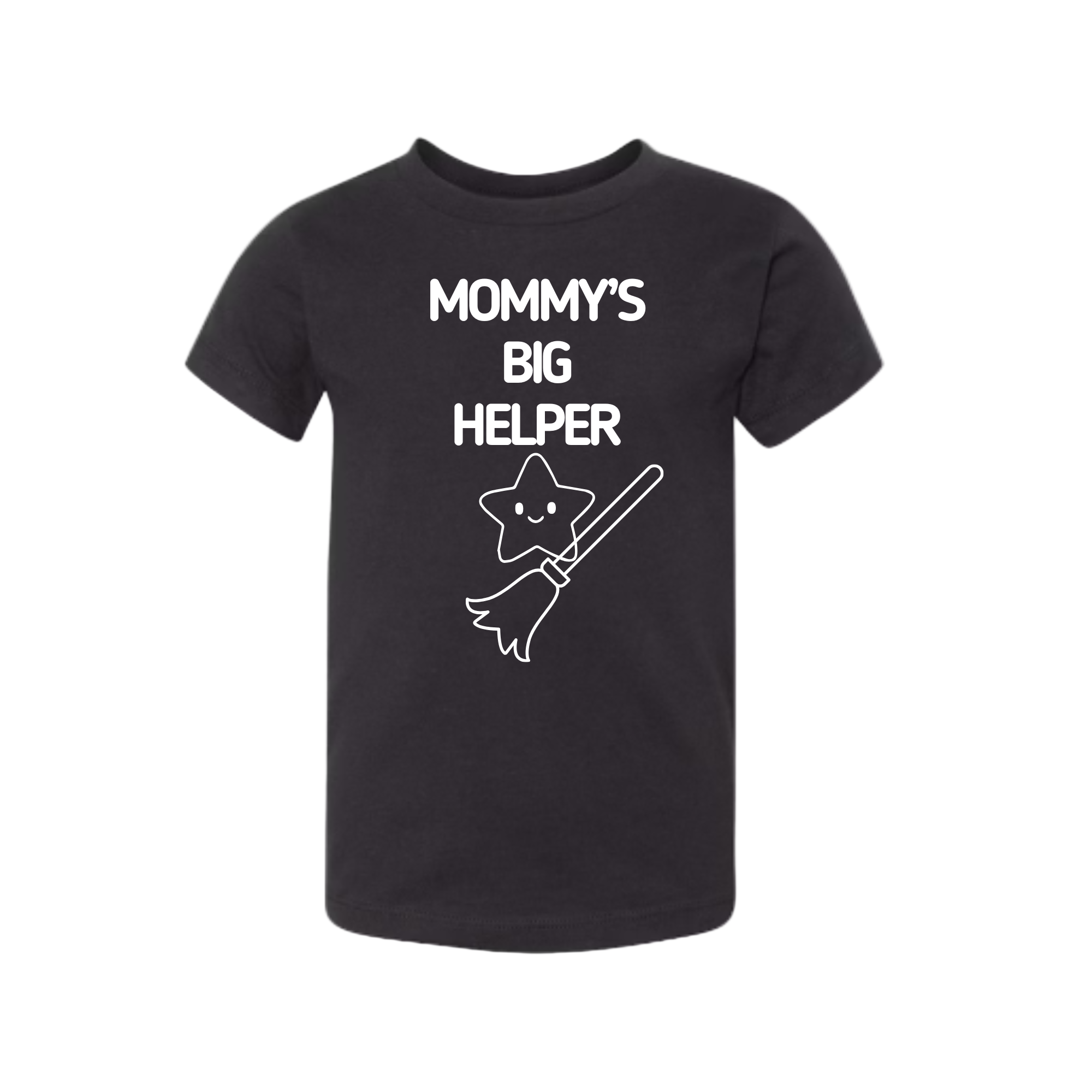 Mommy's Big Helper - Toddler Jersey Short-Sleeve T-Shirt Bella + Canvas
