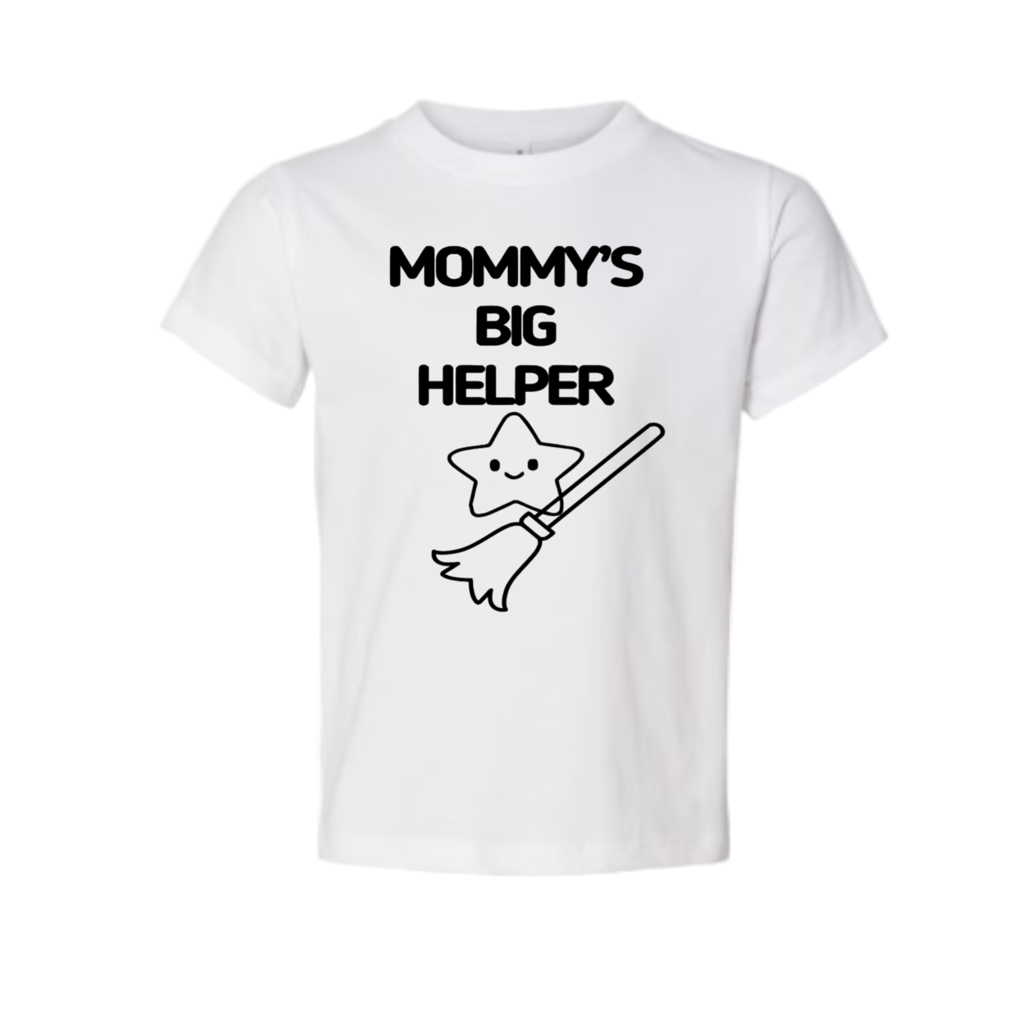 Mommy's Big Helper - Toddler Jersey Short-Sleeve T-Shirt Bella + Canvas