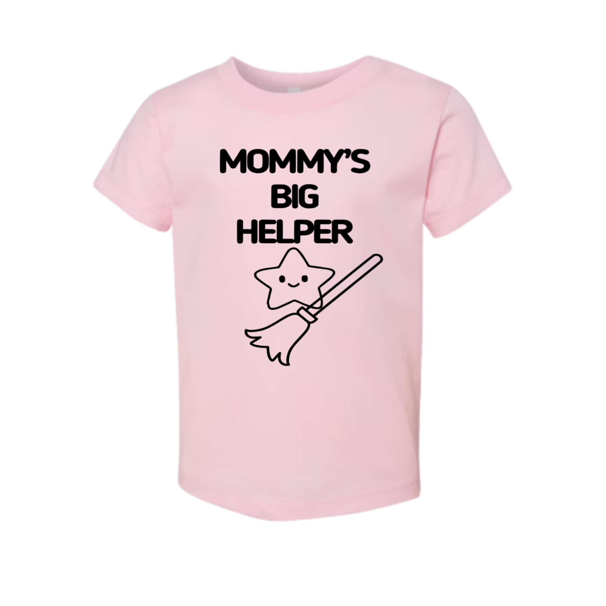 Mommy's Big Helper - Toddler Jersey Short-Sleeve T-Shirt Bella + Canvas