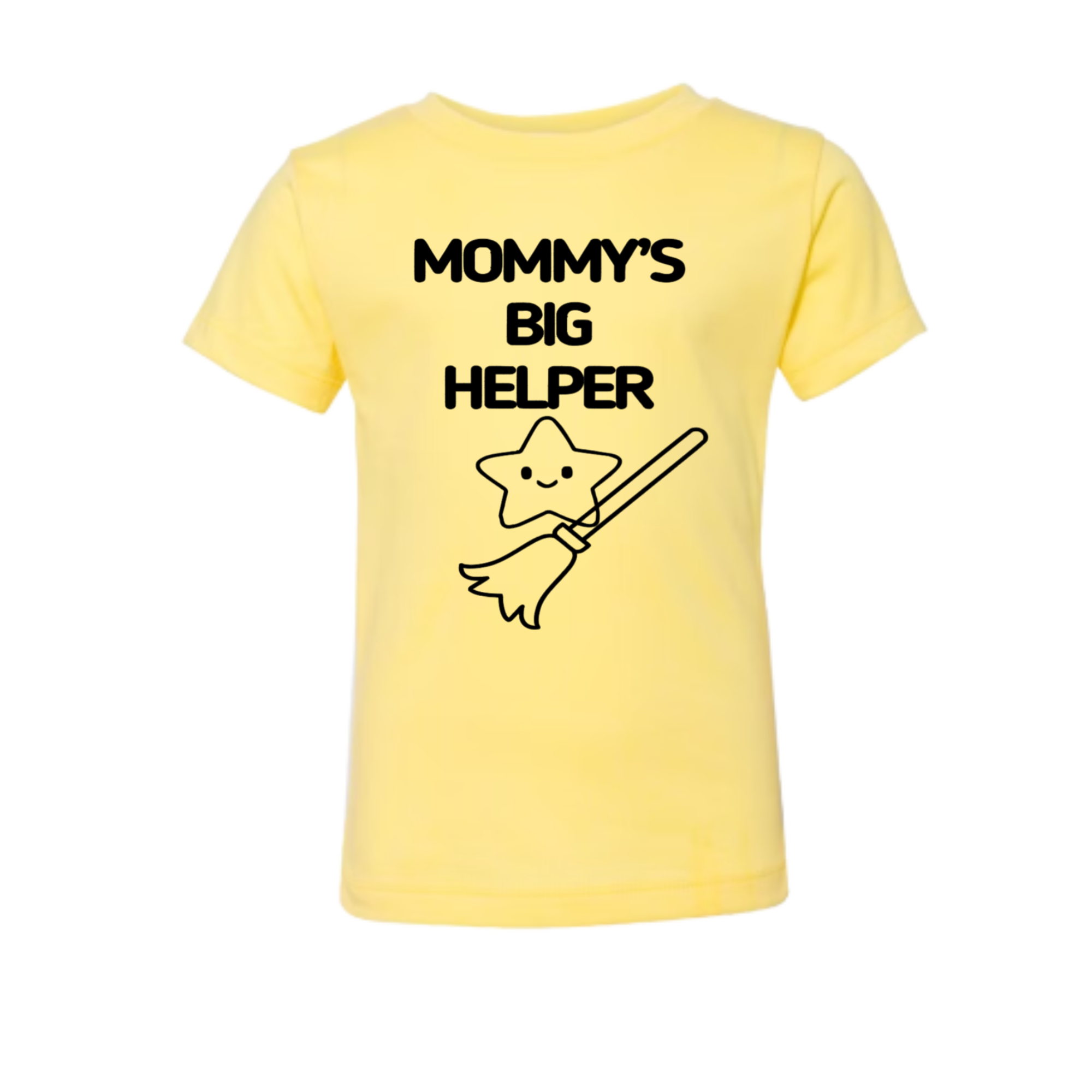 Mommy's Big Helper - Toddler Jersey Short-Sleeve T-Shirt Bella + Canvas