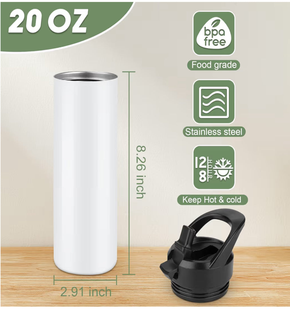 Custom 20oz Triple-Insulated Tumbler Set