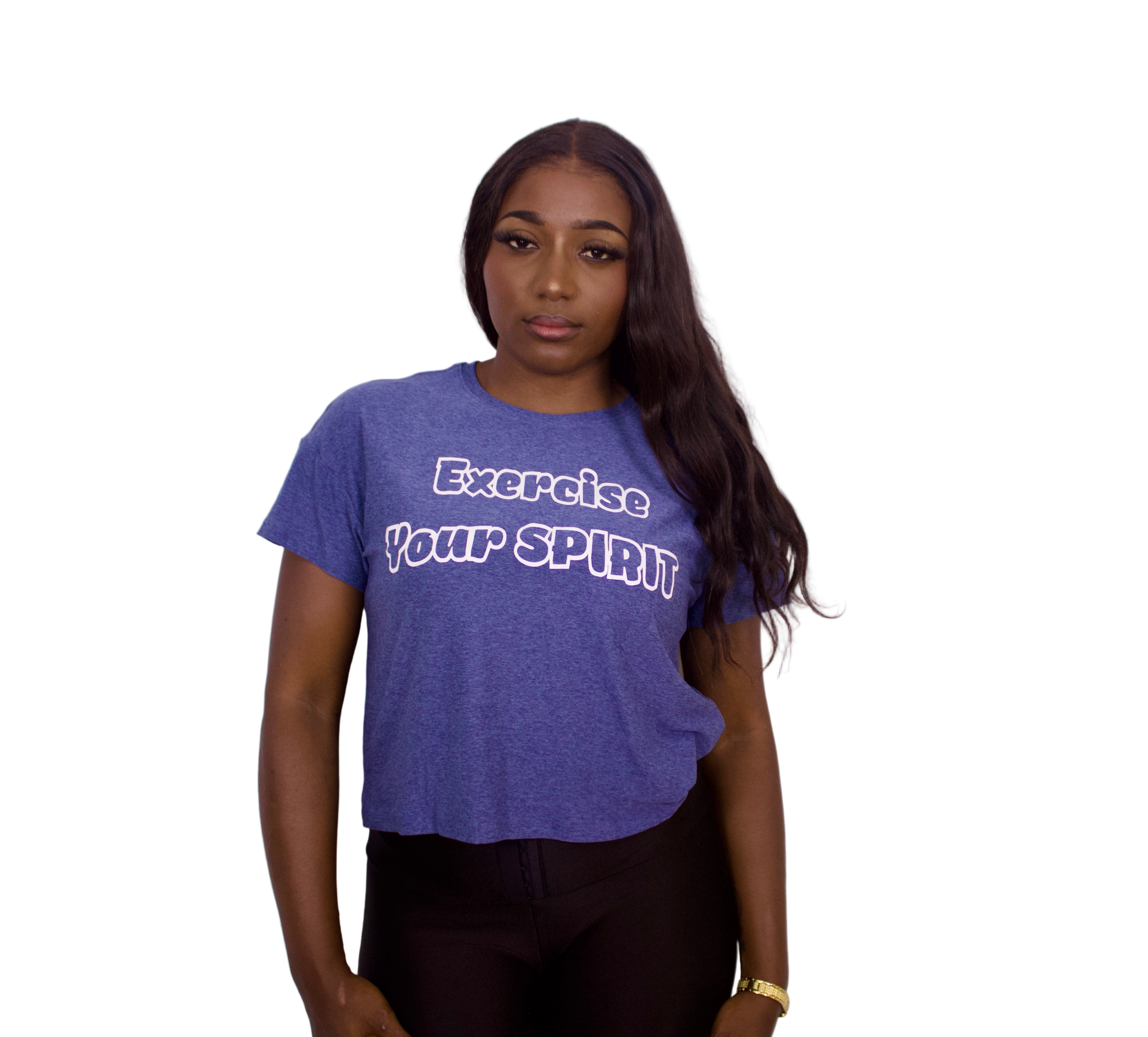 Exercise Your Spirit - Crop Top T-Shirt
