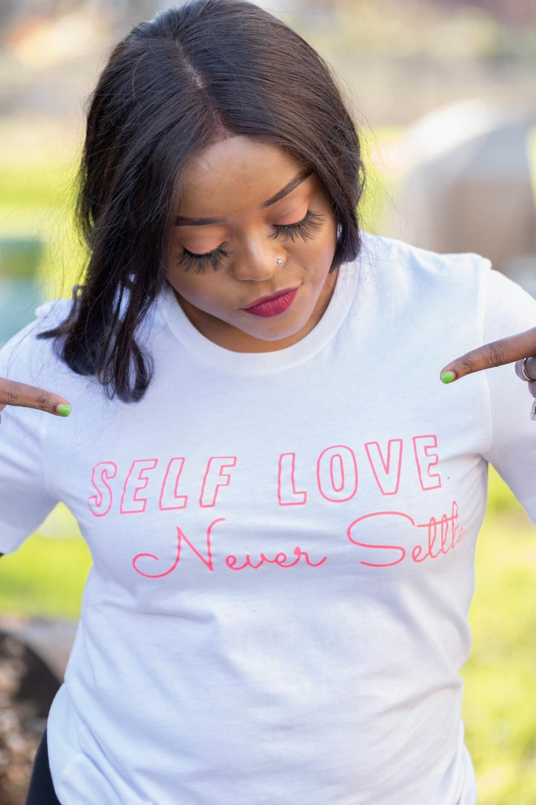 SELF LOVE NEVER SETTLE - T-SHIRT