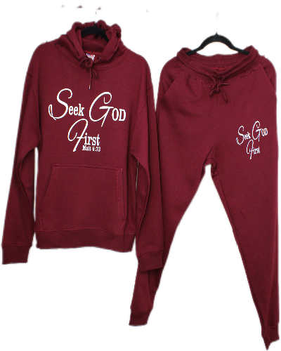 Seek God First - Unisex Hoodie + Sweatpants