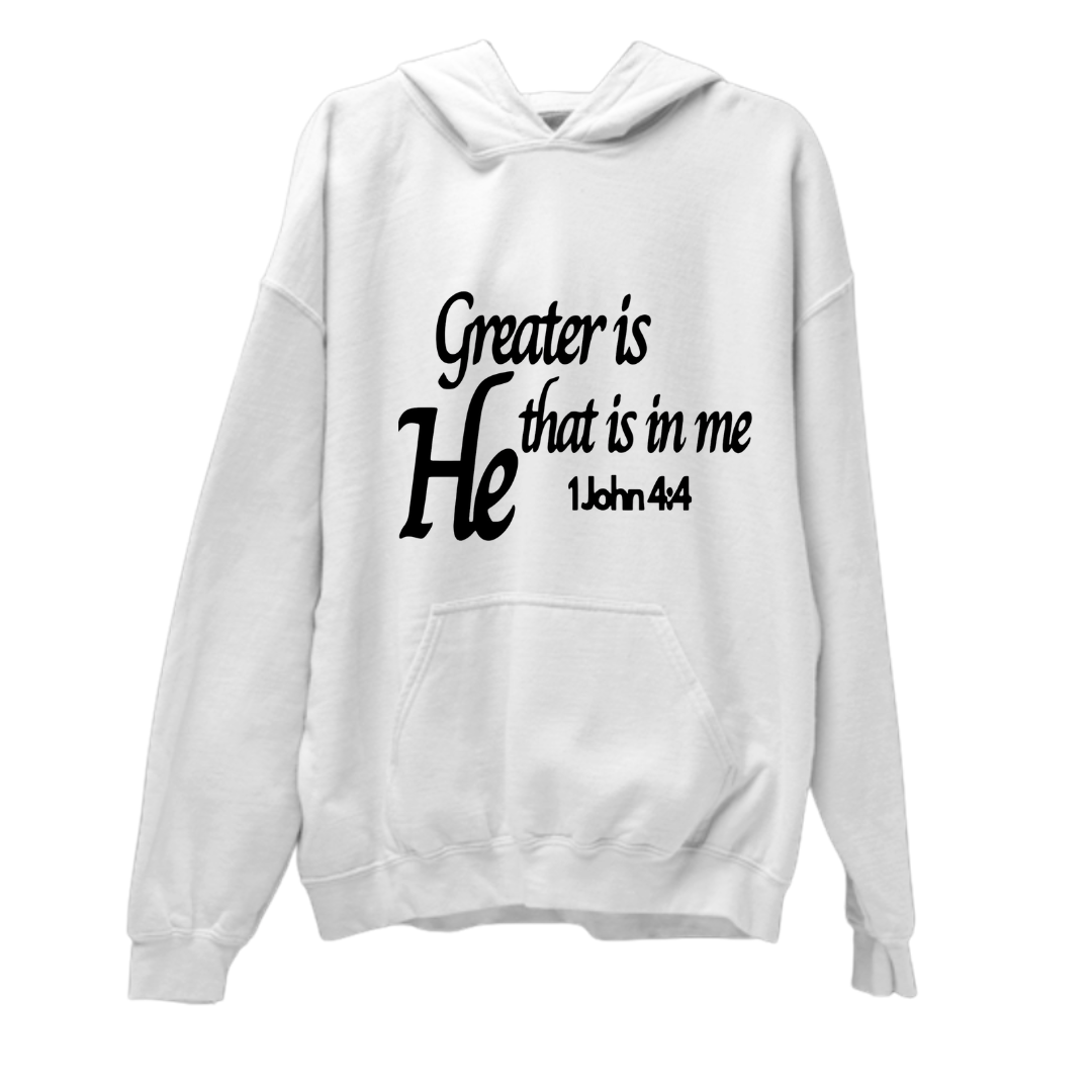 Greater is He - Unisex Hoodie