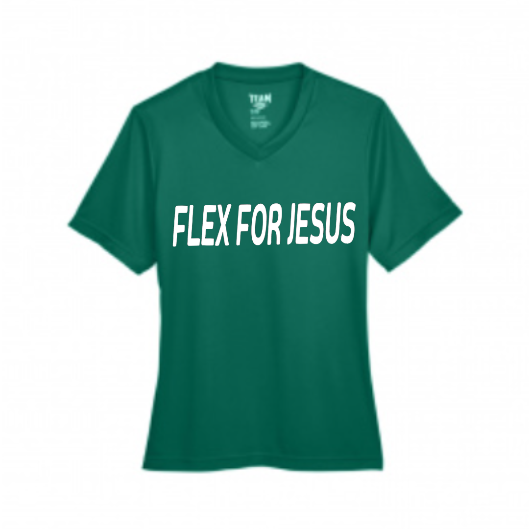 Flex For Jesus - Women's Zone Performance T-Shirt