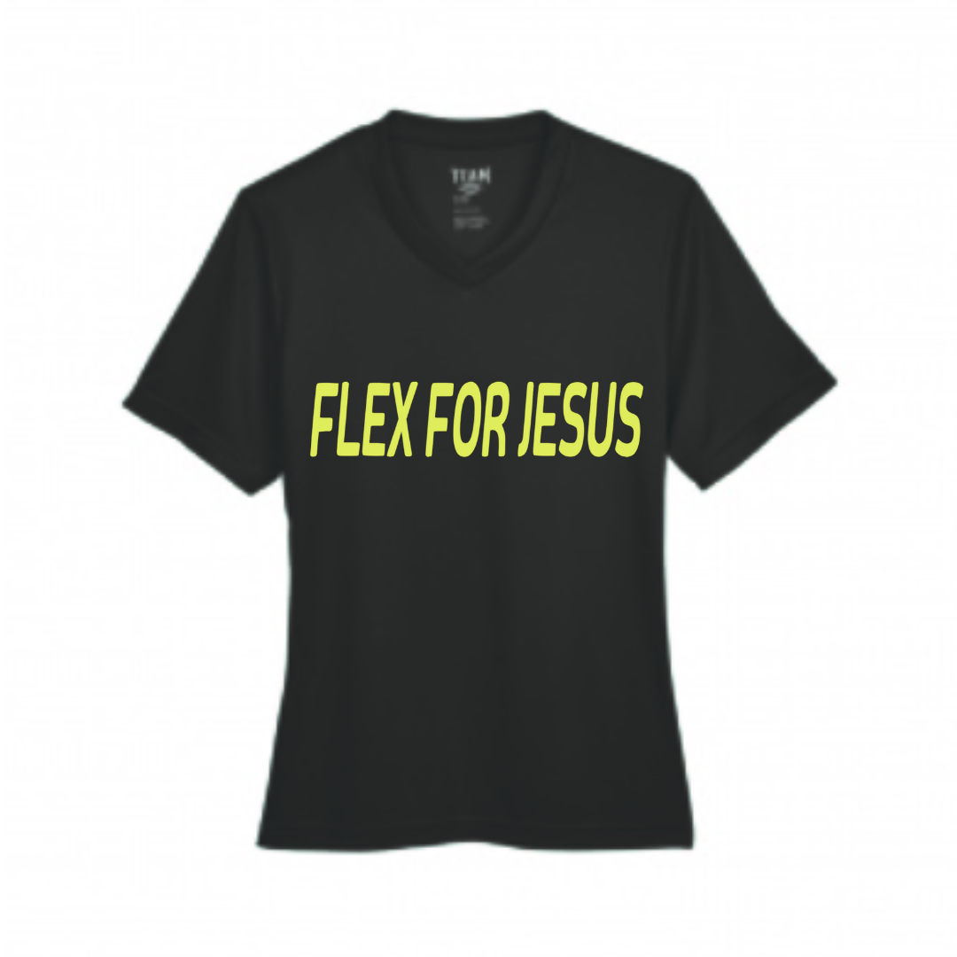 Flex For Jesus - Women's Zone Performance T-Shirt