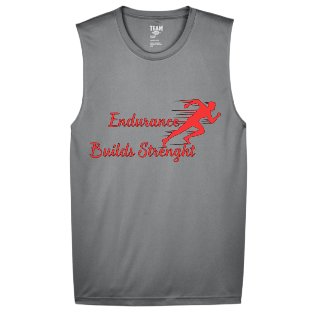 Endurance Build Strength - Men's Zone Performance Muscle T-Shirt