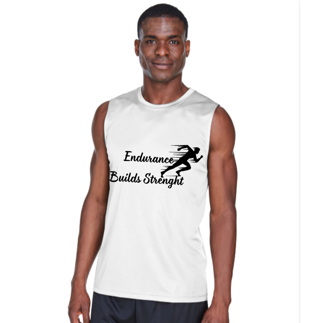 Endurance Build Strength - Men's Zone Performance Muscle T-Shirt