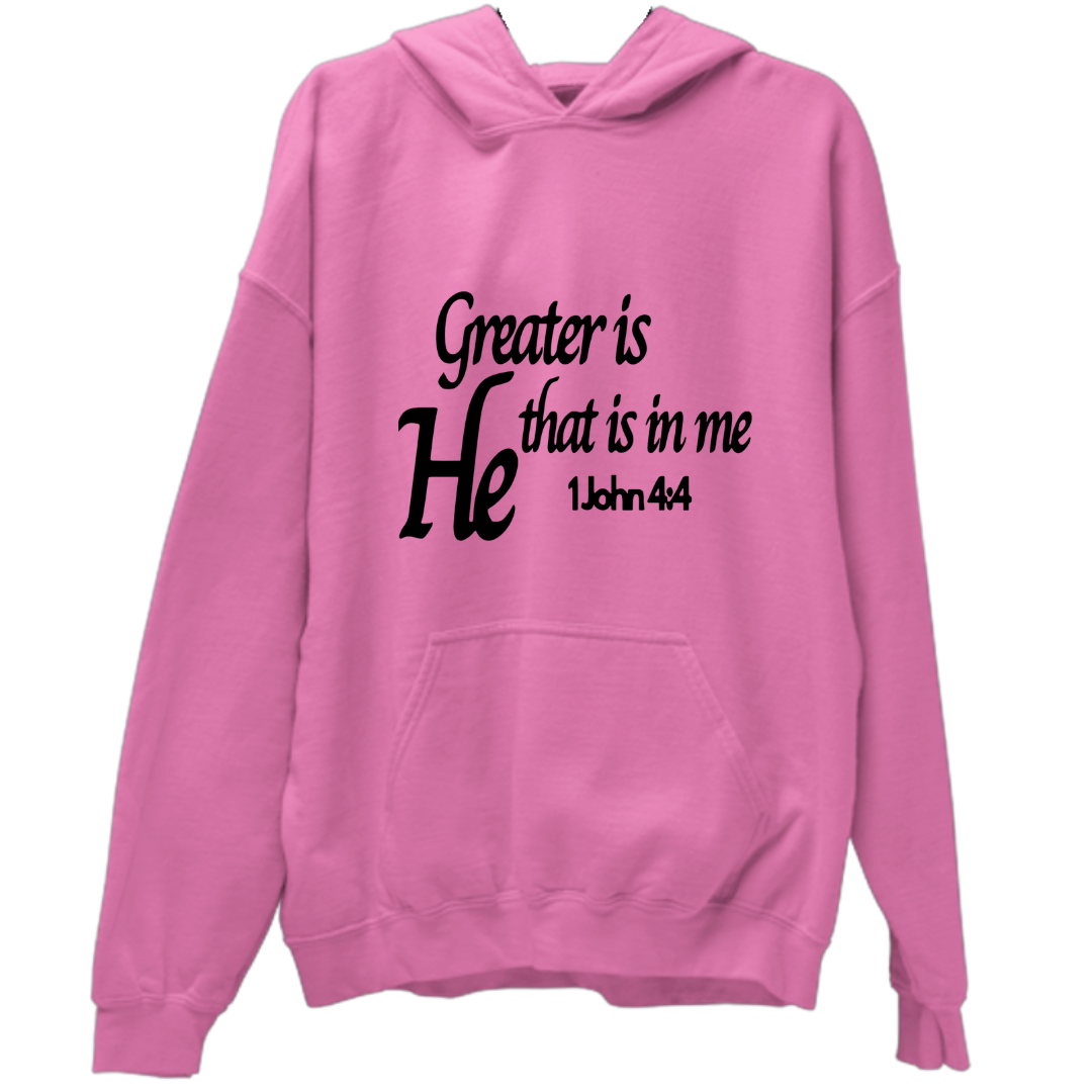 Greater is He - Unisex Hoodie
